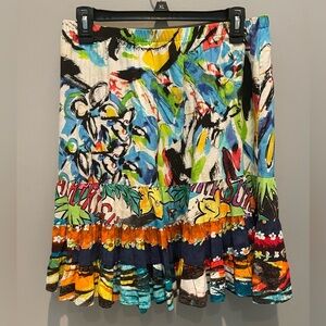 Jams World Candy Pop Rayon Skirt Size Large Made in Hawaii